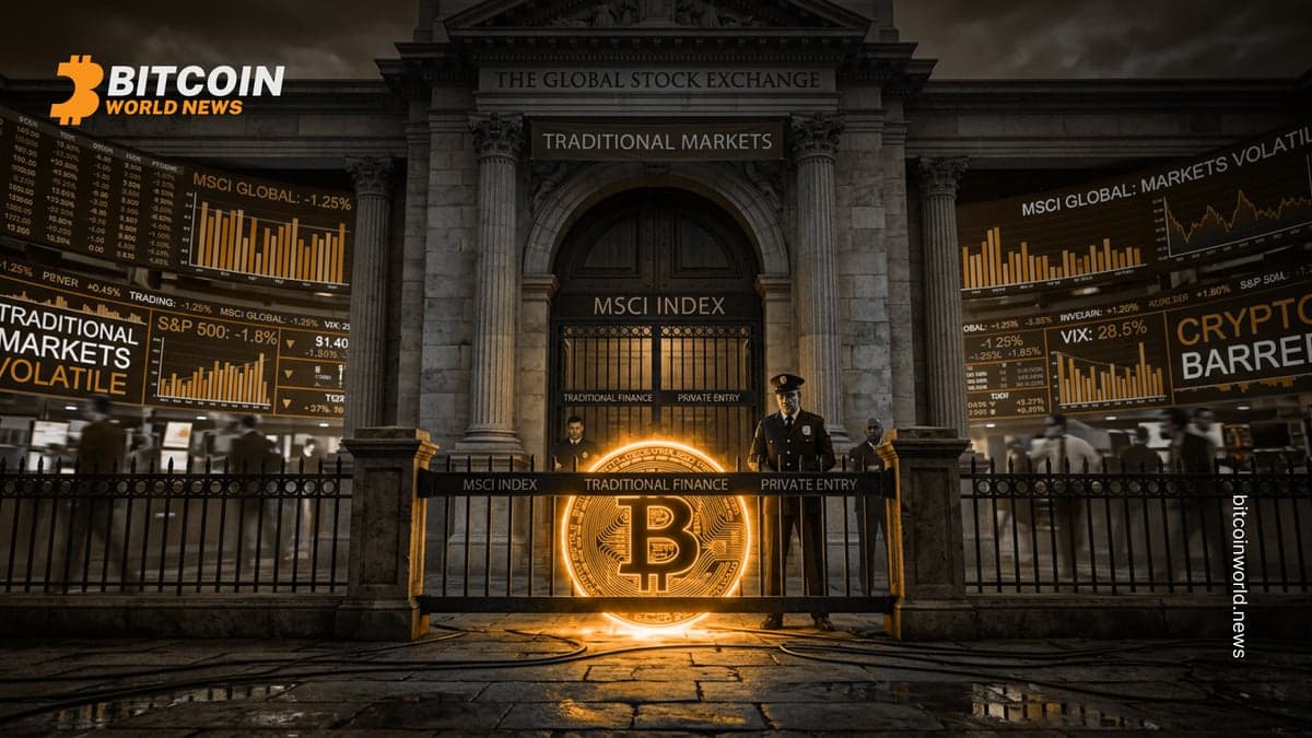 Bitcoin Treasuries Face Potential MSCI Index Exclusion