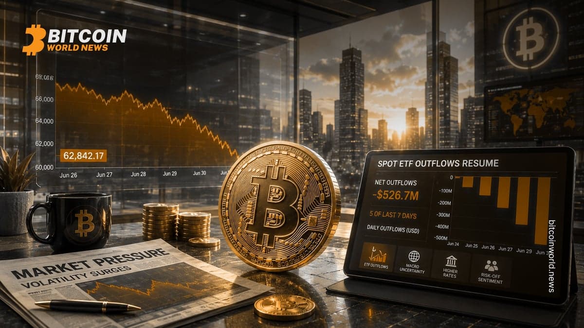 Bitcoin Slips Below $63,000 as Spot ETF Outflows Resume