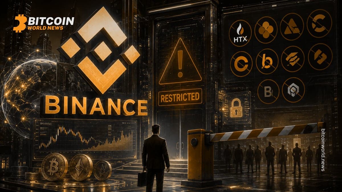 Binance to Restrict Transactions Involving HTX and 10 Other Crypto Platforms