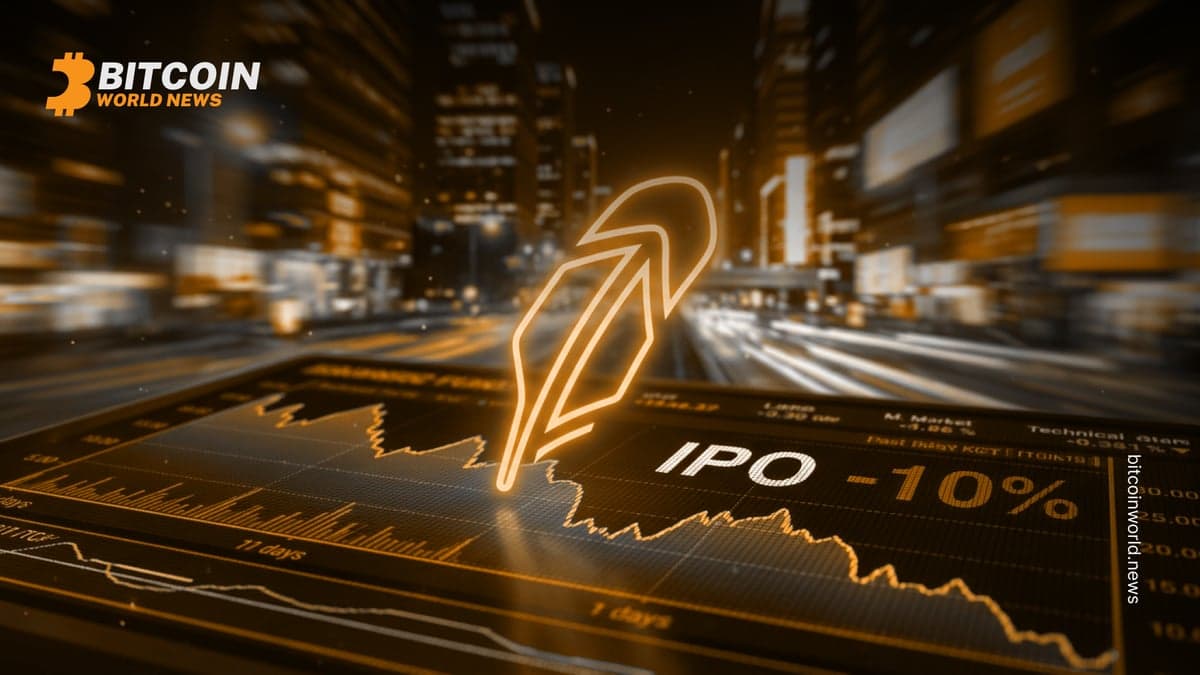 Robinhood Venture Fund Opens 10% Below IPO Price