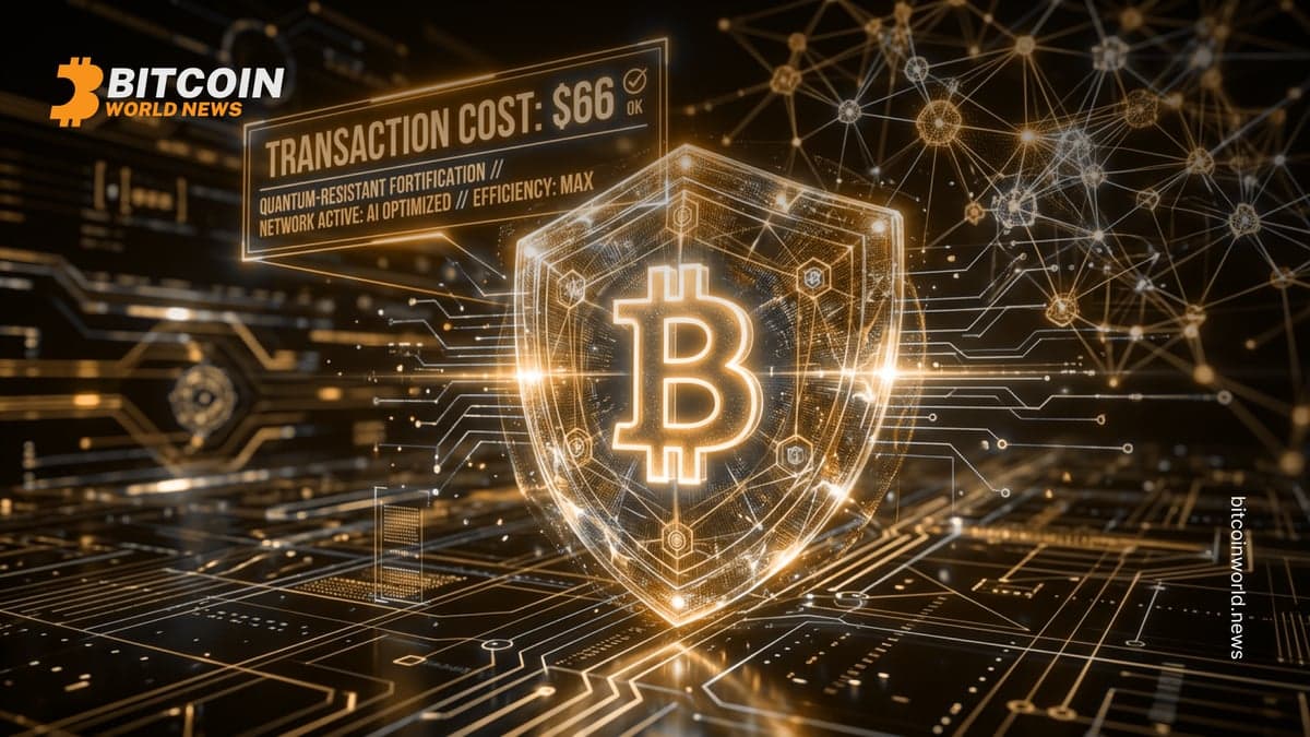 Bitcoin quantum-safe tx cost cut to $66 after AI push