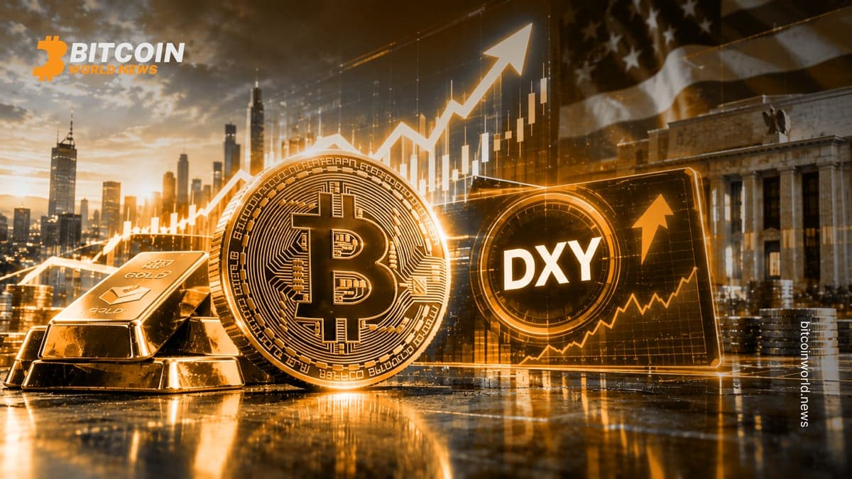 Bitcoin outpaces gold as DXY jumps 2.7%; $100K in sight