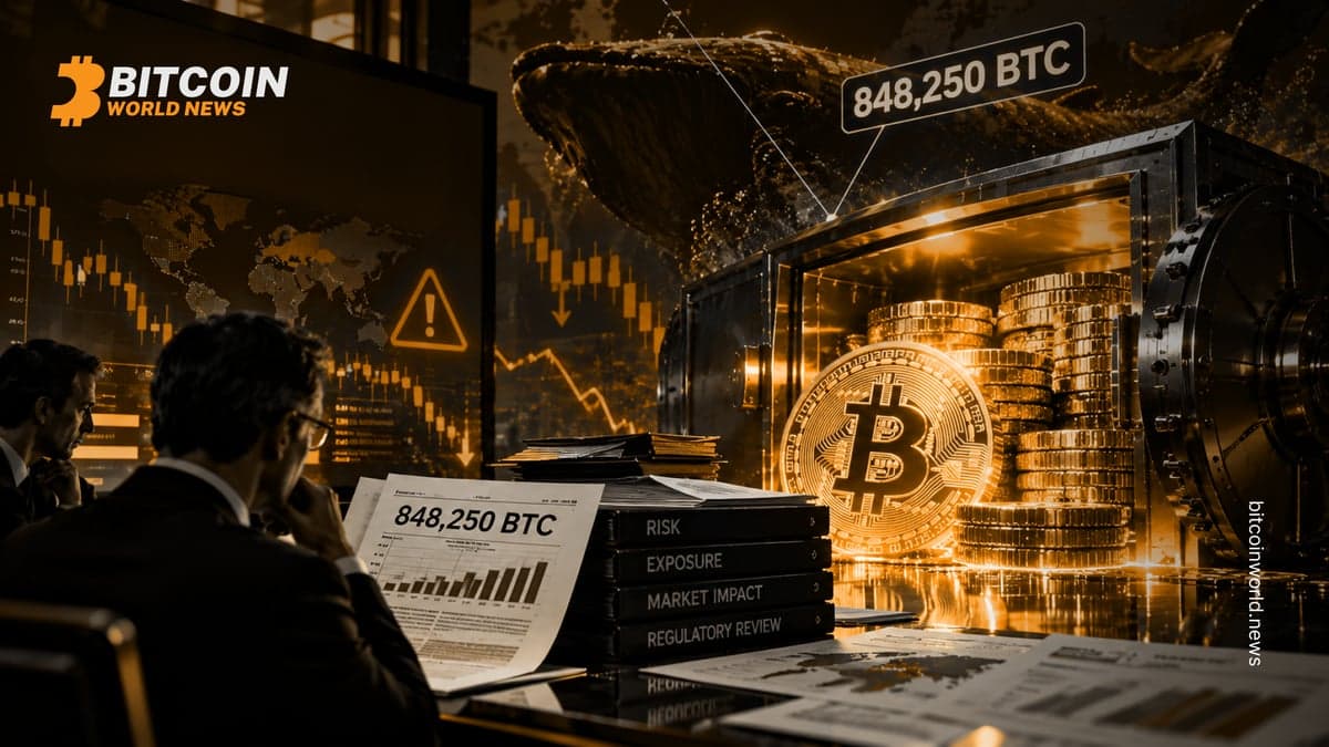 Bitcoin Risk Grows as MSCI Flags 848,250 BTC Holder