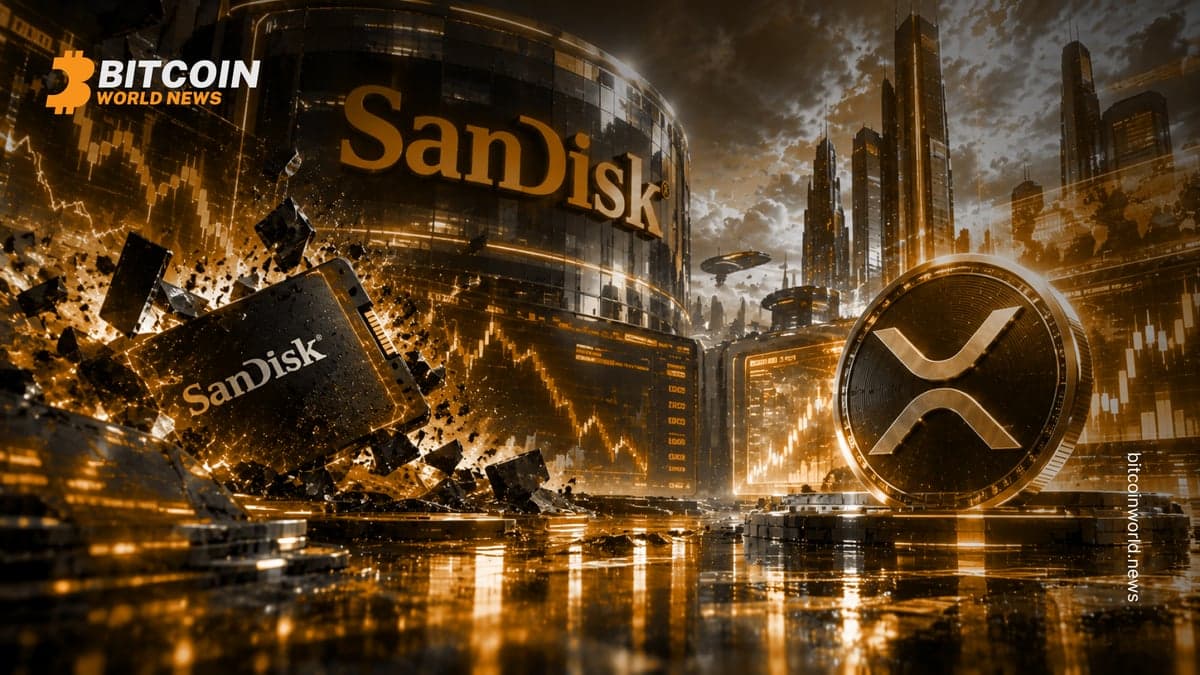 SanDisk Tokenized Stock Liquidations Surpass XRP as $800M in Positions Are Wiped Out