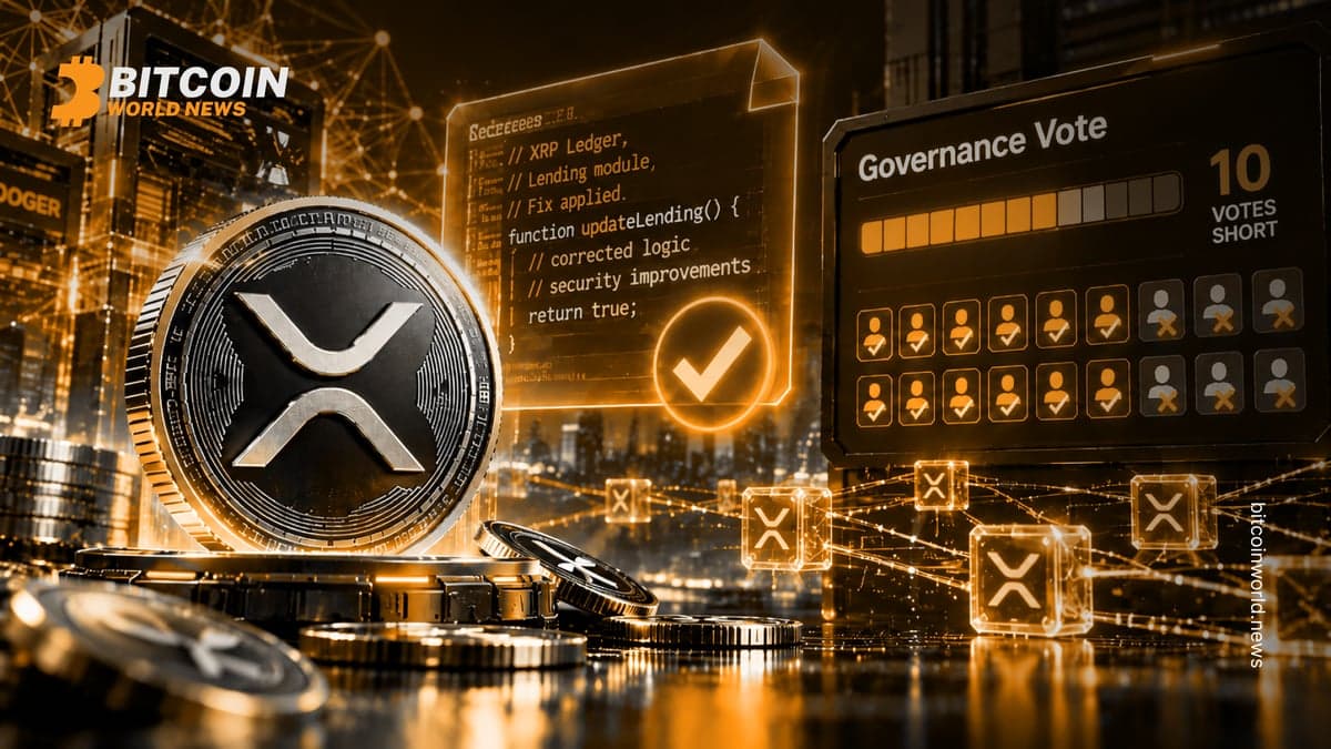 XRP Ledger fixes lending code, still 10 votes short