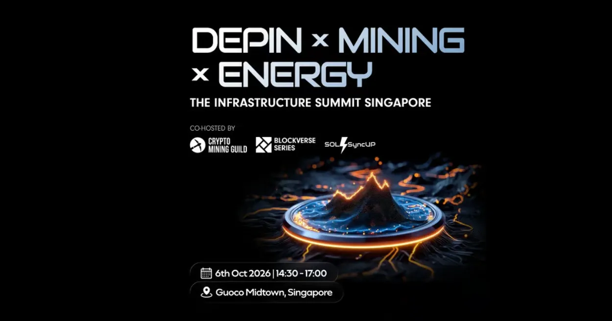 DePIN X Mining X Energy The Infrastructure Summit Singapore